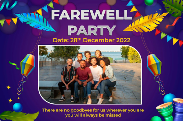 thumbnail Farewell Party Banner Design  Farewell Party Flex Banner